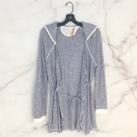 Anthropologie Sweaters - Anthropologie Saturday Sunday Striped Tie Cardigan